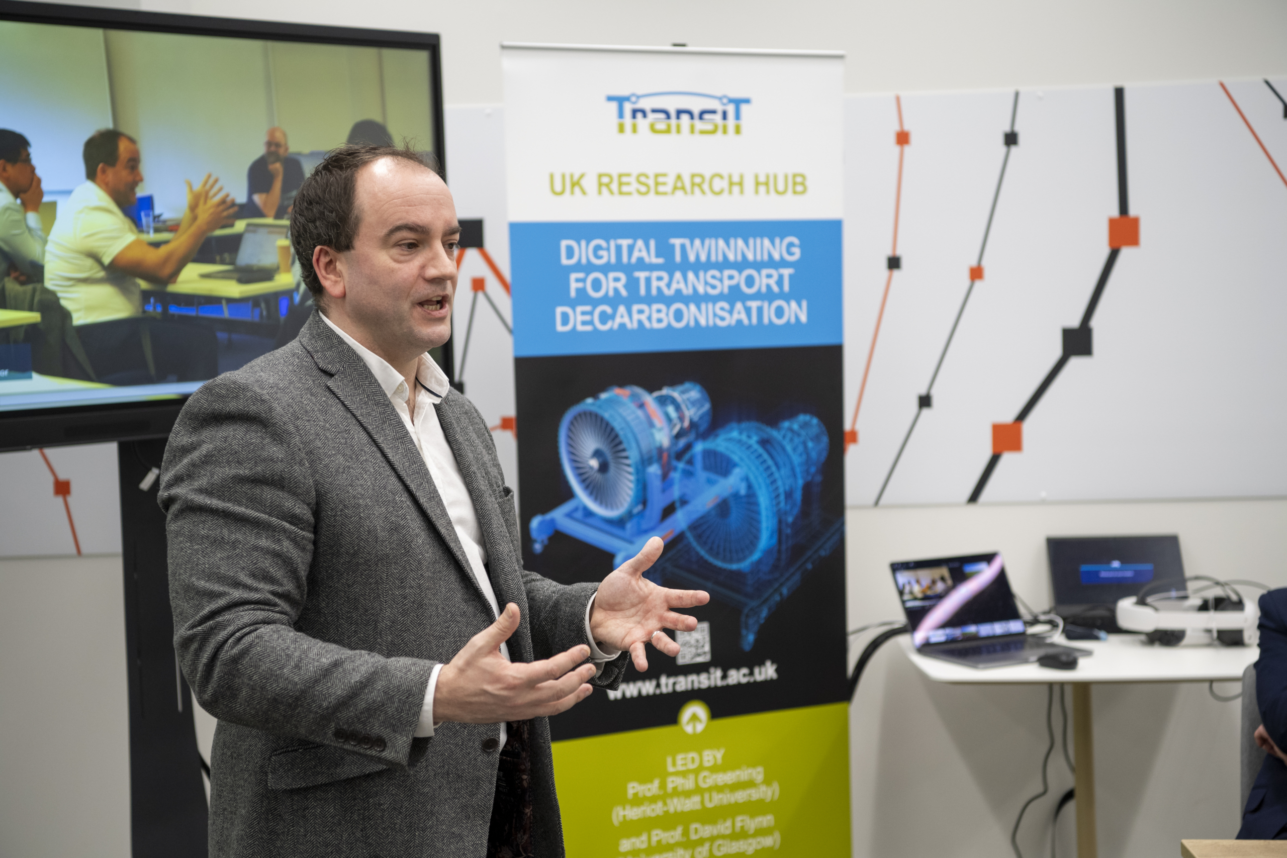 Professor David Flynn, Joint Programme Lead of TransiT
