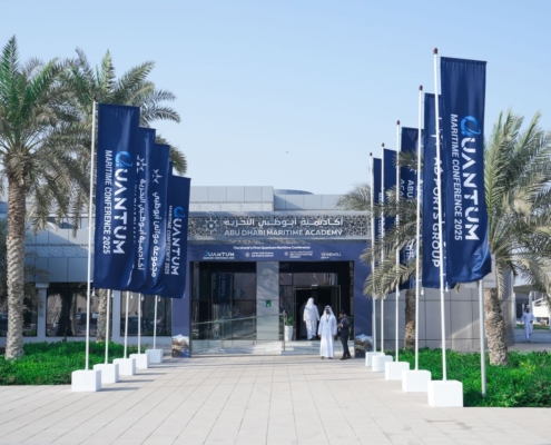 The Quantum Maritime Conference was hosted at the Abu Dhabi Maritime Academy.