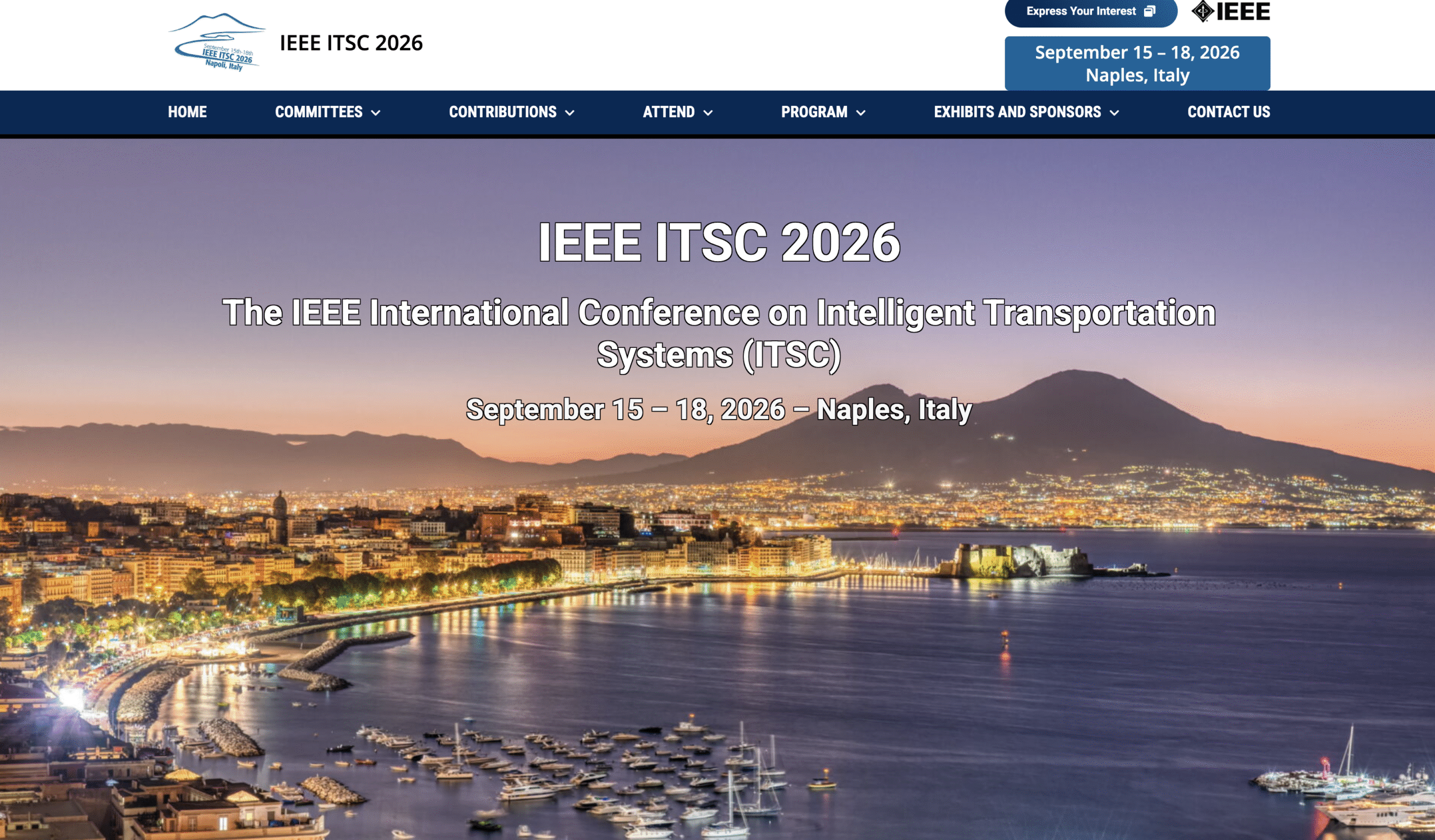 IEEE ITSC 2026