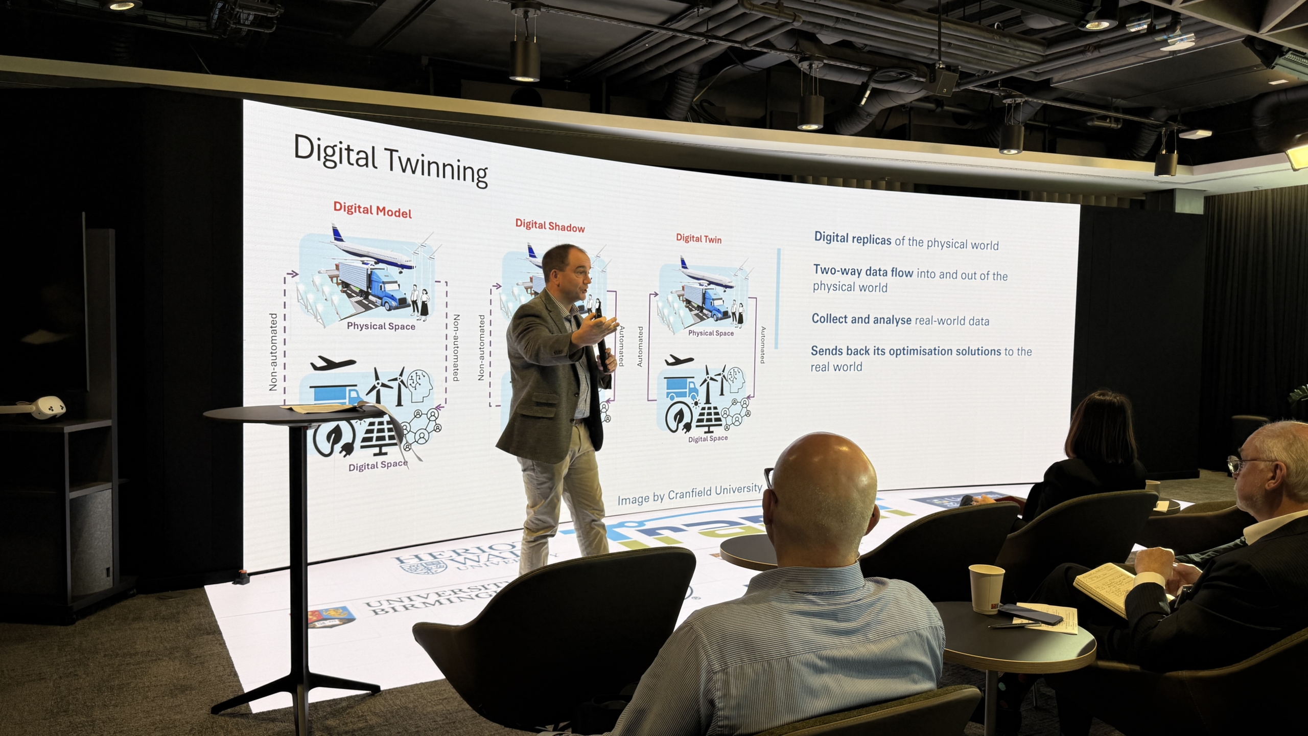 Professor David Flynn at the Bentley Systems event.