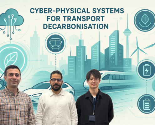 From left to right, Dr Mohammad Alquraan, Dr Ahmad Taha and Dr Runze Cheng.