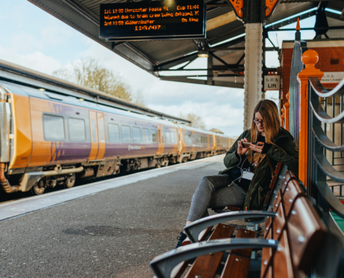 A train service in the West Midlands. Photo by the West Midlands Combined Authority.