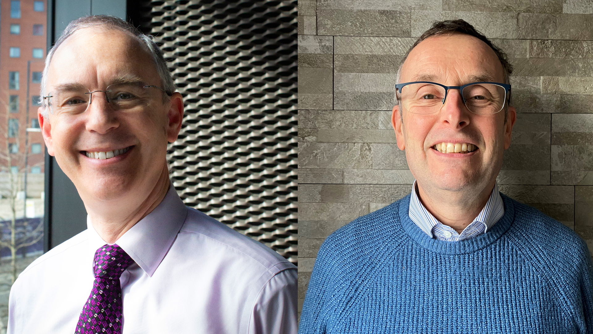 Jon Elphick (left) and Paul Byron from WSP.