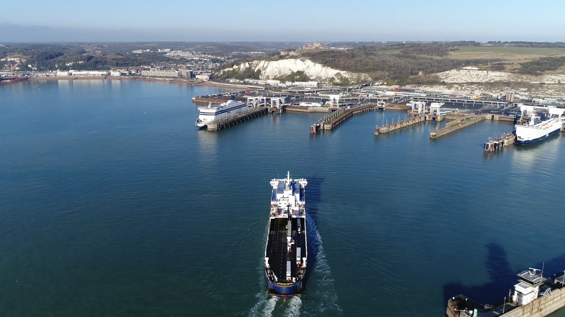 The Port of Dover.