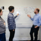 The University of Glasgow team at work.