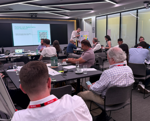 Industry guests sharing their insights at the event.