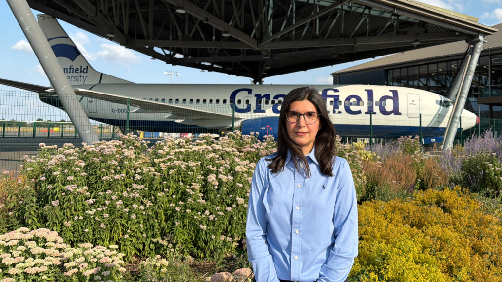TransiT co-investigator Dr Maryam Farsi at Cranfield University