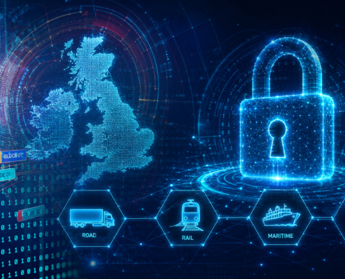 Cybersecurity is critical to transport digital twinning. Graphic by TransiT.